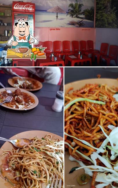 Spaghetti bolognese at Nice Chinese Fast Food