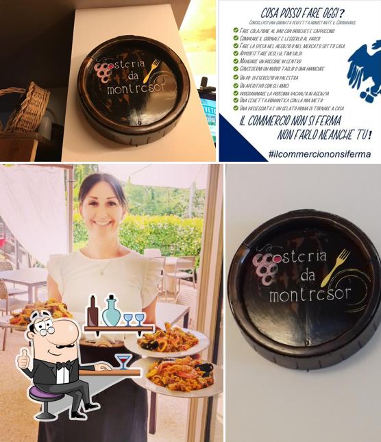 Dai un'occhiata agli interni di Osteria da Montresor