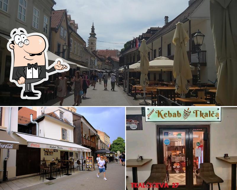 Dai un'occhiata agli interni di Kebab Tkalča