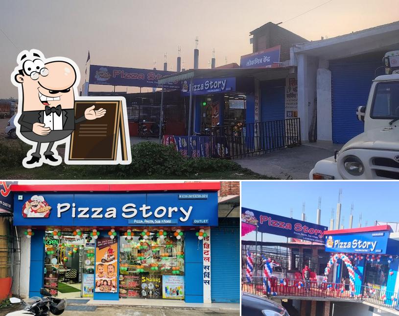 The exterior of Pizza Story Jahu