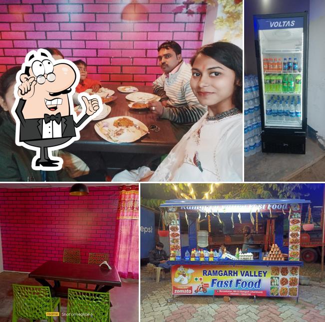 The interior of Ramgarh valley family restaurant