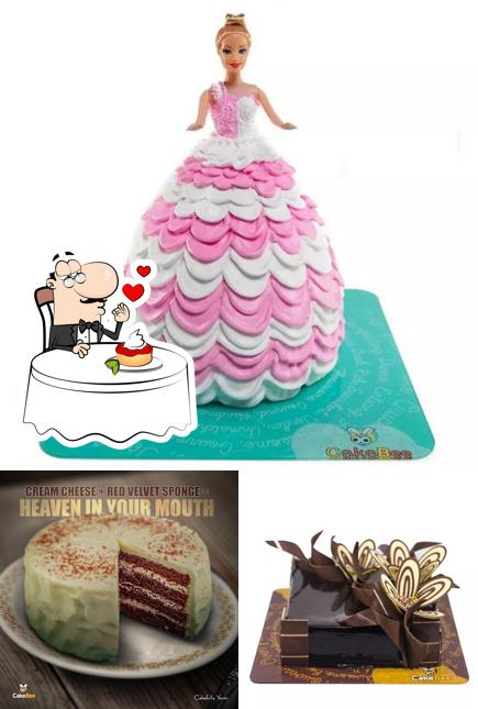 CakeBee - Your Favourite Bakery & Cake Shop serves a range of sweet dishes