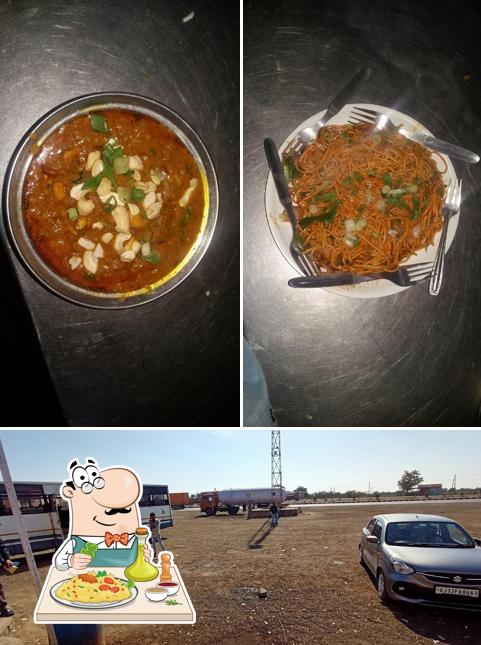 Among various things one can find food and exterior at Hotel Ashirvad