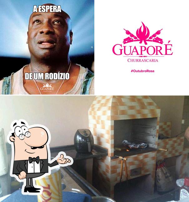 O interior do Churrascaria Guaporé