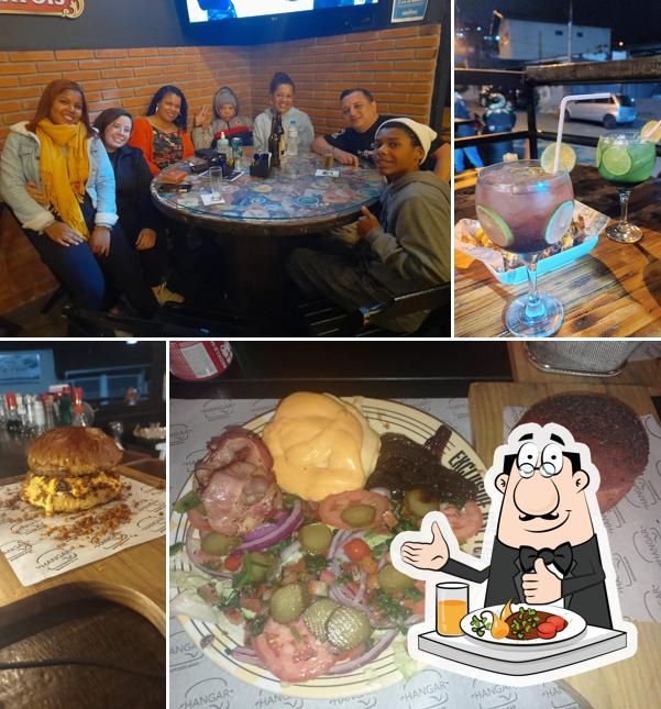 Mousse de chocolate em Hangar Burger Bar