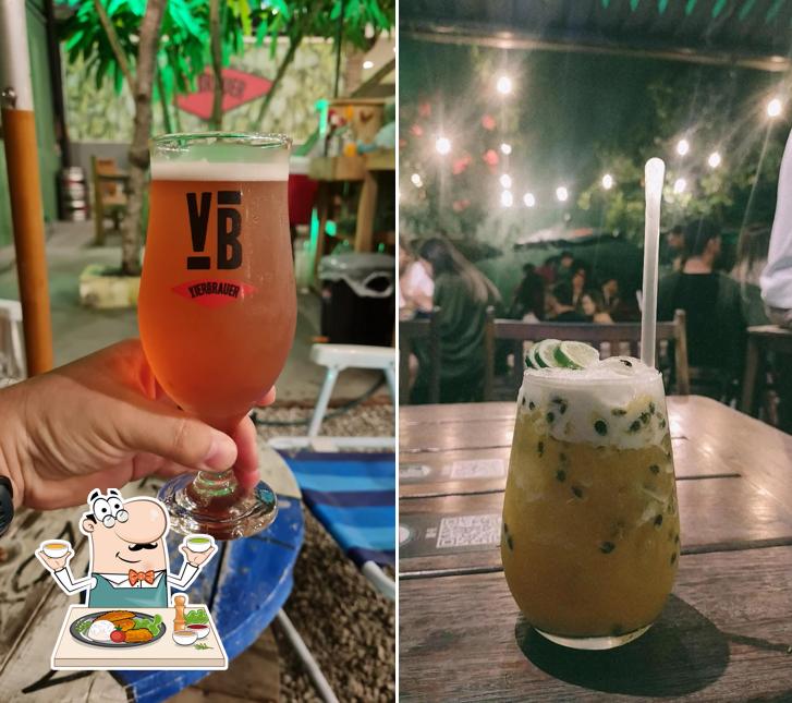 Platos en Hey Hop Beer Garden