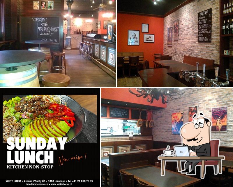 Dai un'occhiata agli interni di White Horse