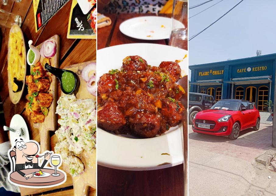 Food at FLAME ‘N’ CHILLY