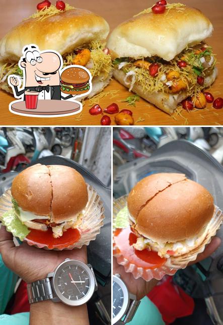 Treat yourself to a burger at Jai Bhole Dabeli & Sandwich