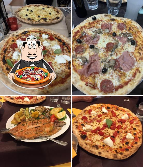 A Ristorante Pizzeria al Pescatore, puoi provare una bella pizza