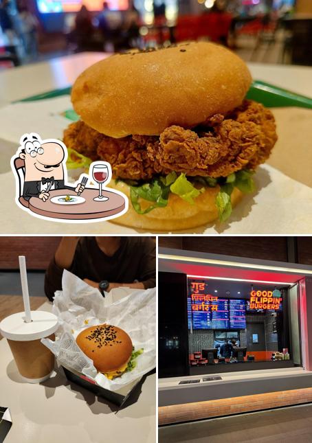 The image of food and interior at GOOD FLIPPIN BURGERS - The Pavillion Mall