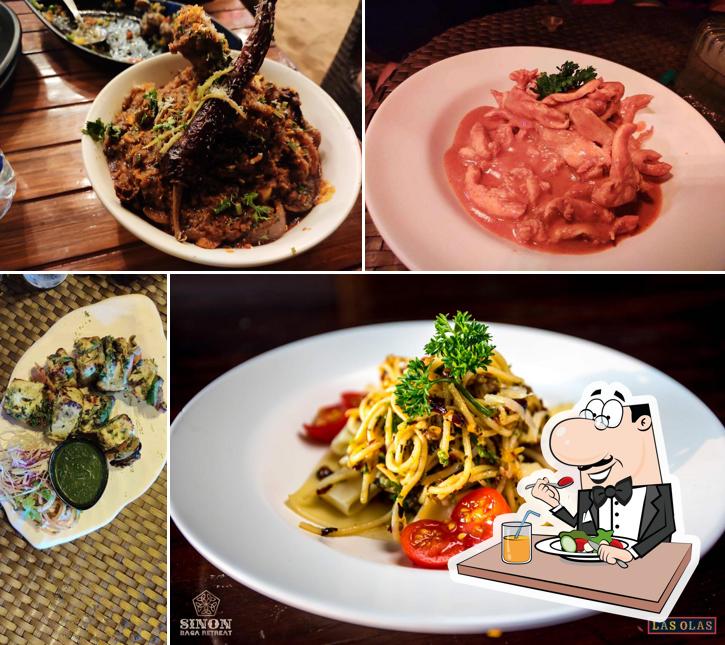 Food at Las Olas - Bollywood Beach Club