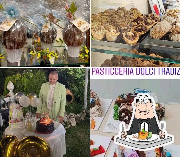 Questa è la foto che presenta la cibo e interni di Pasticceria Dolci Tradizioni
