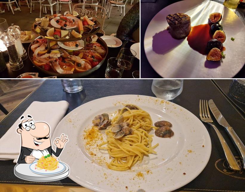 Spaghetti alla carbonara al Pirani La Brasserie