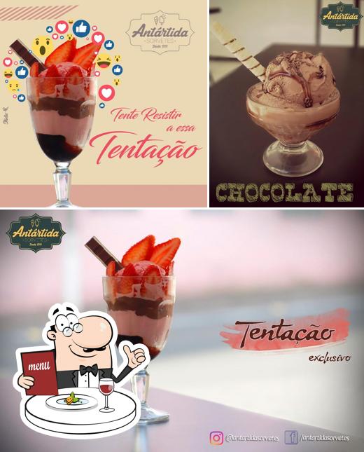 Mousse de chocolate em Antártida Sorvetes
