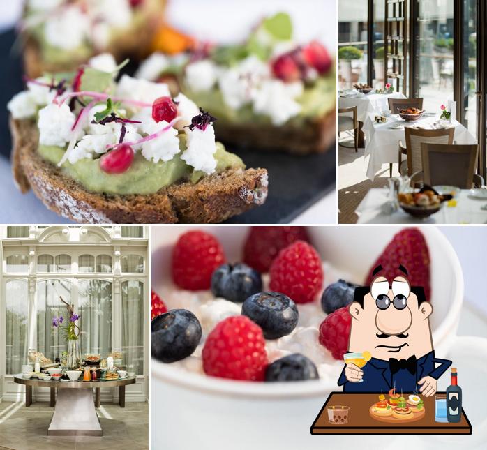 Bruschette al La Terrasse du Beau-Rivage Palace