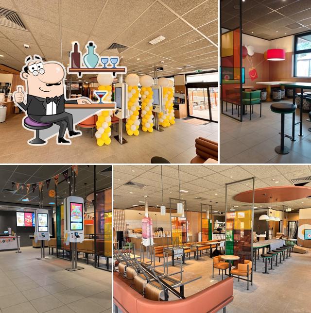 Gli interni di McDonald's Giulianova