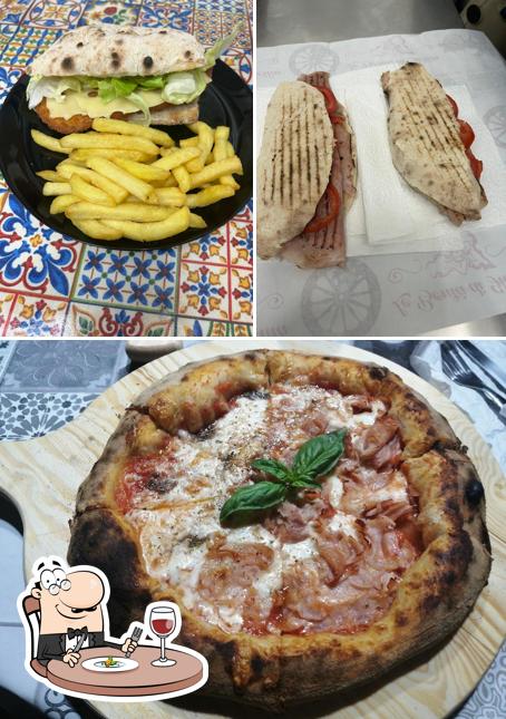 Cibo al Pizzeria Panineria Santa Rosalia del Civico