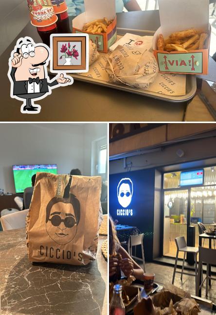 Tra le varie cose da Ciccio's Burger - La Lumia si possono trovare la interni e cibo