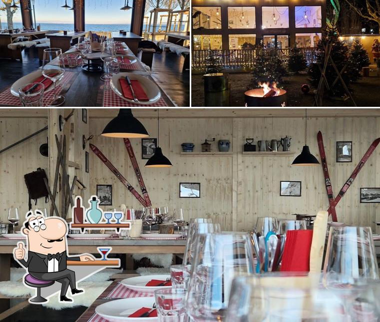 Siediti a un tavolo di Fondue Alp Rorschach