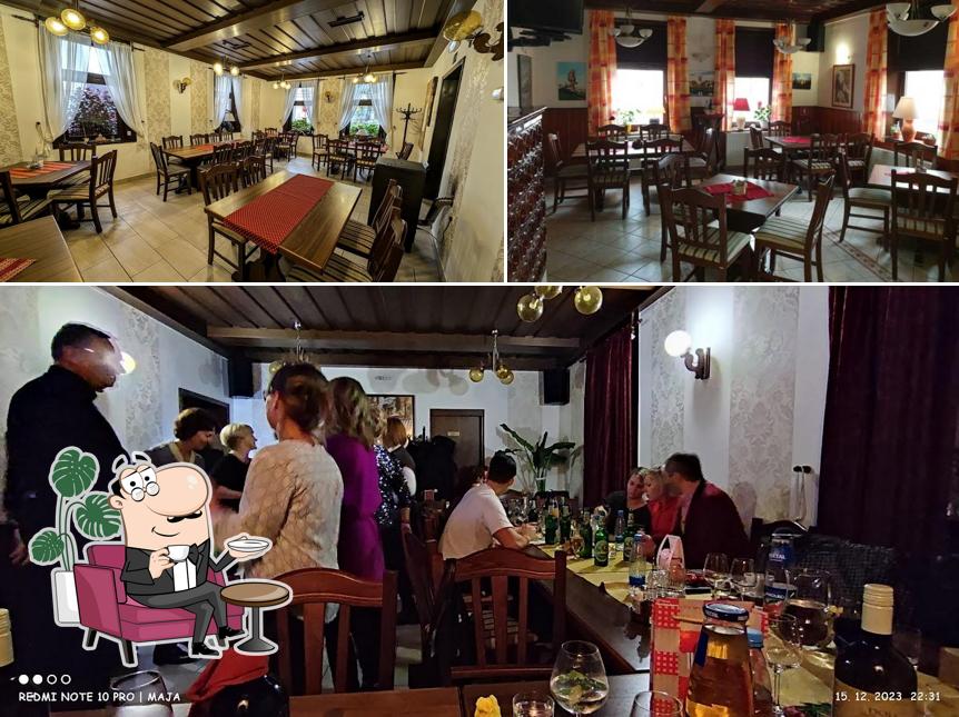 Gli interni di Gostilna Beljan