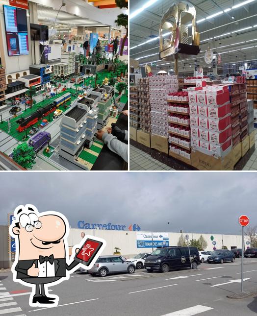 Jetez un coup d’œil à quoi ressemble Carrefour Lorient à l'extérieur