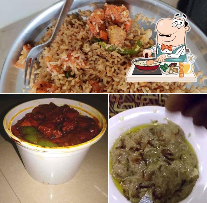 Fried rice at Maharaja Hotel