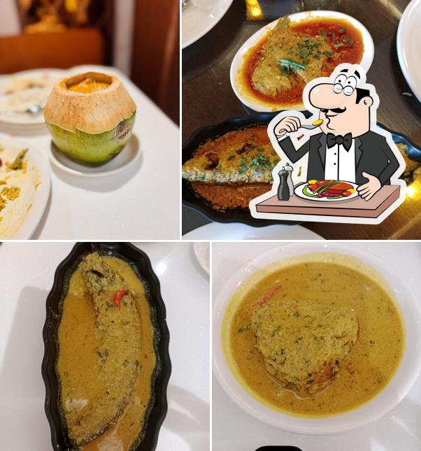 Food at Song of Bengal restaurant at Hotel New Sea Hawk Puri