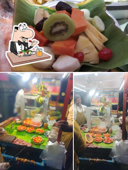 Food at Ganesan Fruit Salad