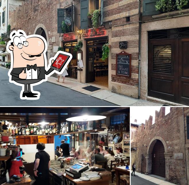 Questa è la immagine che raffigura la esterno e interni di Osteria al Duca