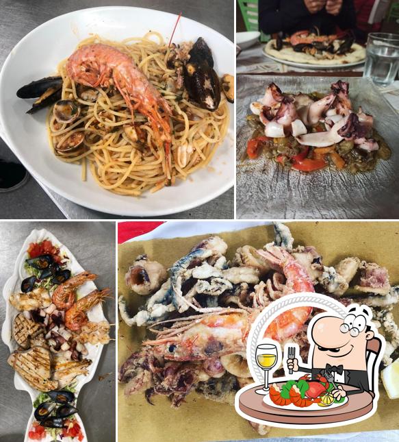 Prenditi la cucina di mare a Pizzeria Basso Sera