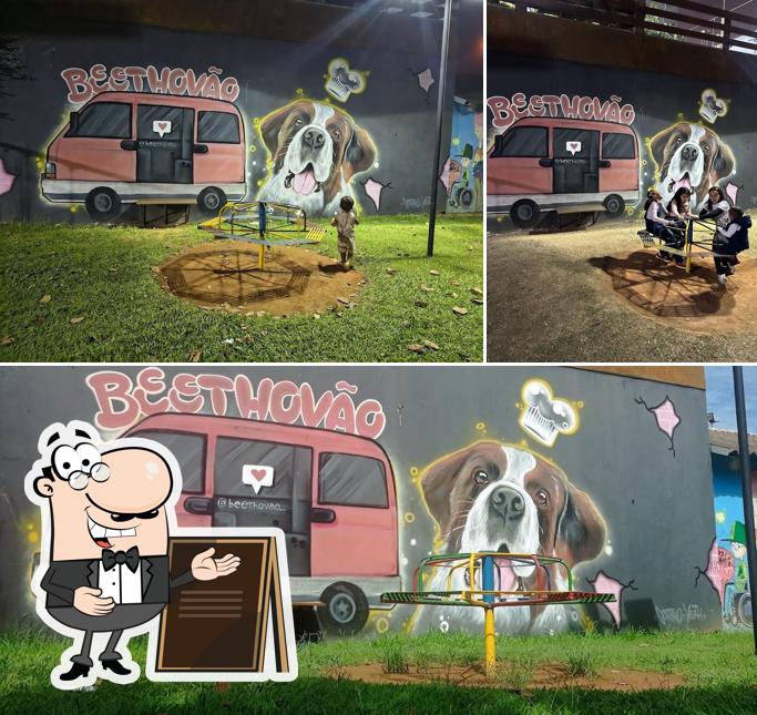 O exterior do Beethovão Lanches & Refeições