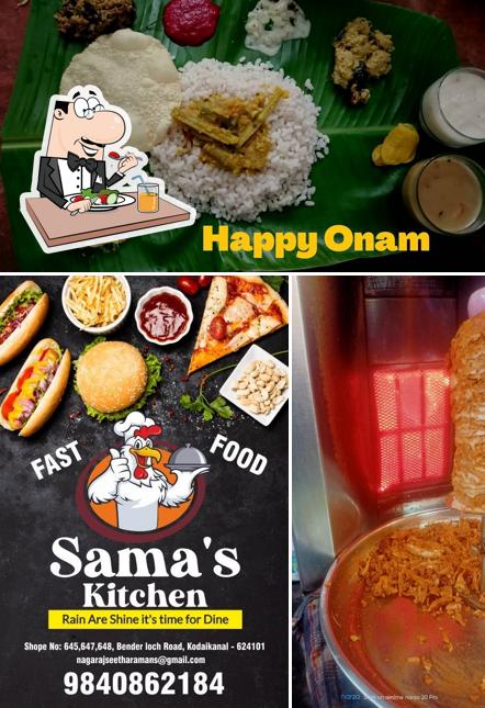 Food at Sama's kitchen
