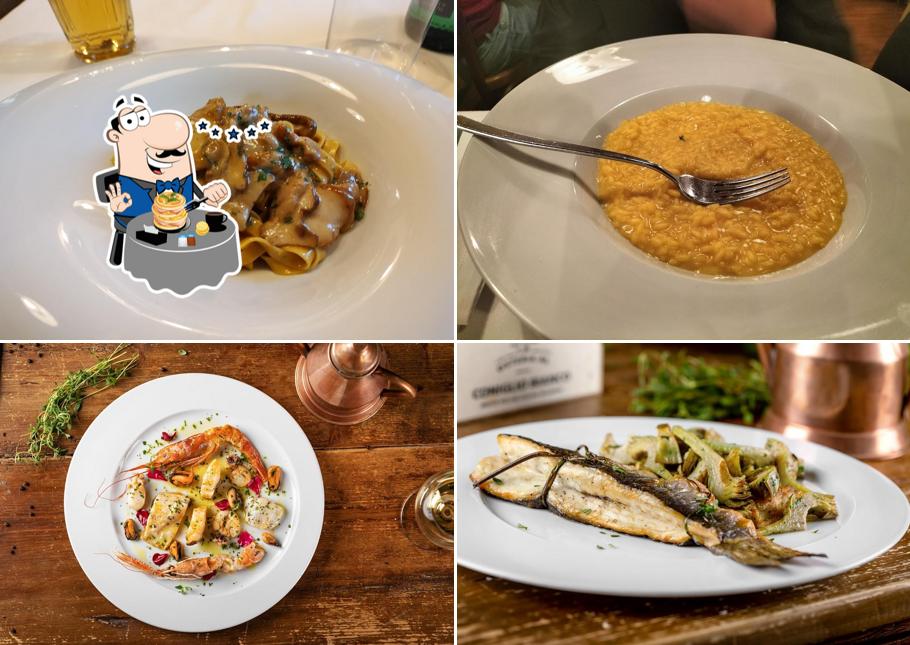 Platti al Osteria Al Coniglio Bianco