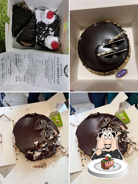 Chocolate cake at 15 A.D. Bakery - Ratanada