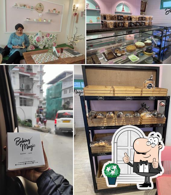 Check out the photo depicting exterior and interior at Baking Magic
