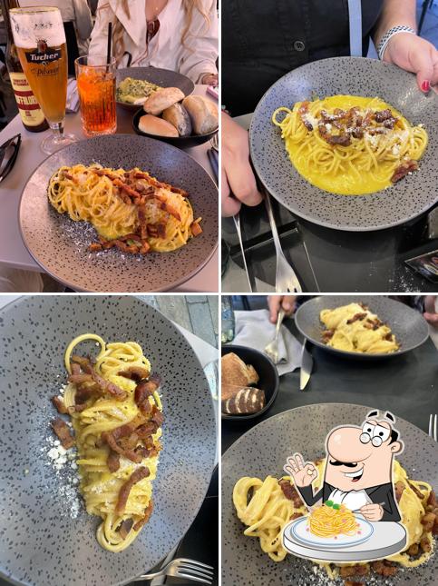 Spaghetti alla carbonara al Brera 29 Cucina & Cocktails