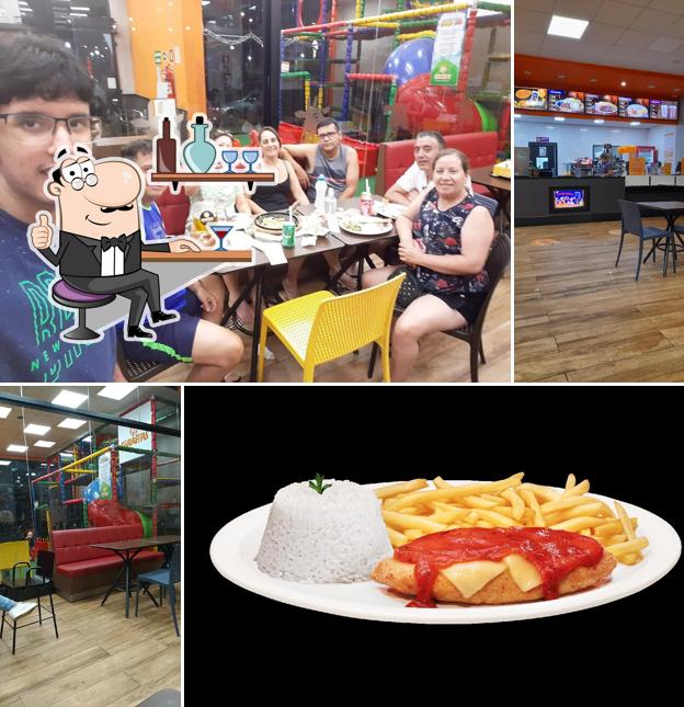 O interior do Giraffas Cruz Alta