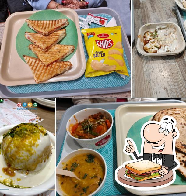 Grilled cheese sandwich at Haldiram's - Signature Global Mall