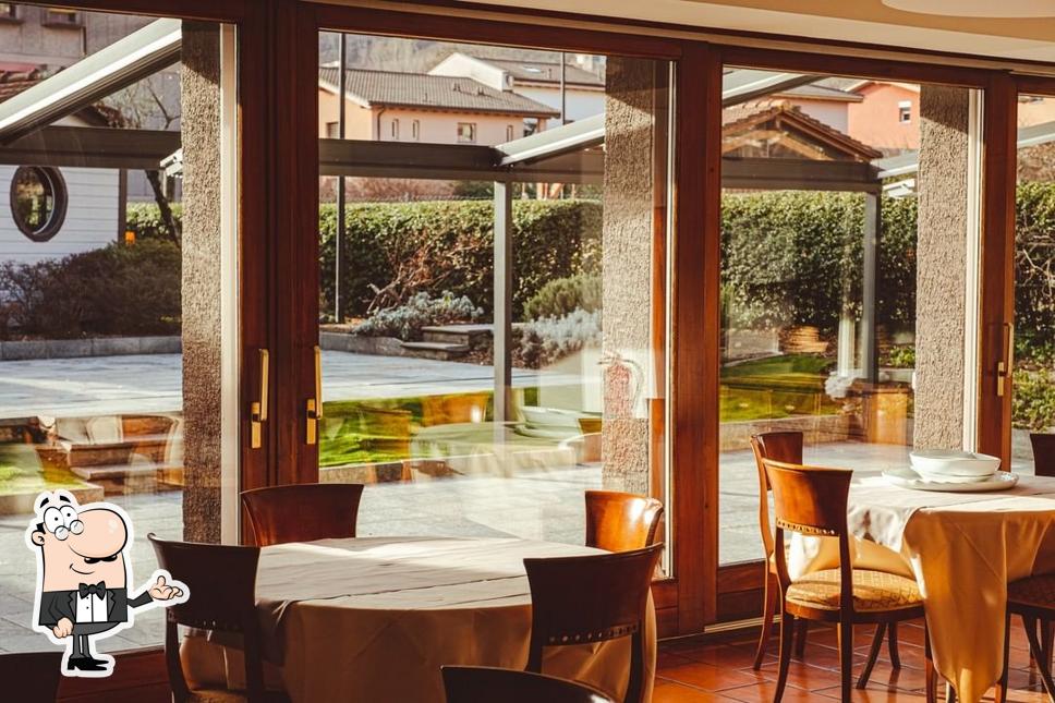 Gli interni di La Palazzina Ristorante