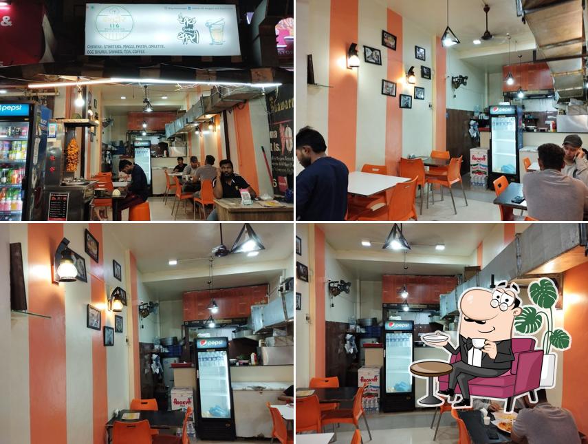 The interior of Indore lig Maggie and pasta