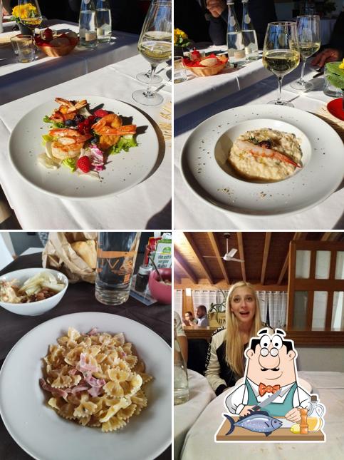 Salmone grigliato al Trattoria Casa dell'aviere