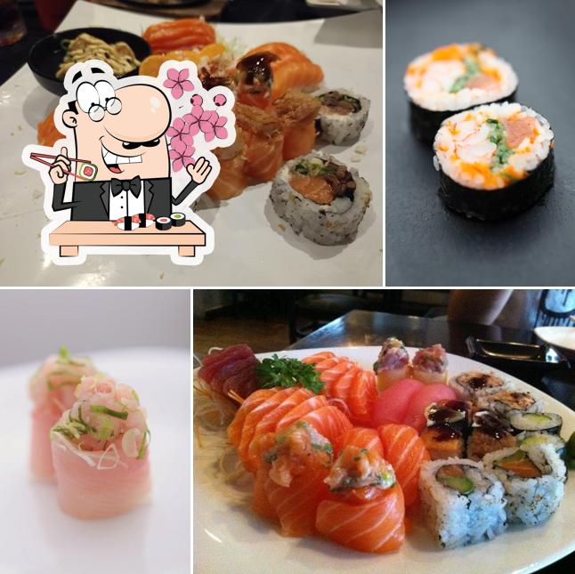 Escolha diversas opções de sushi