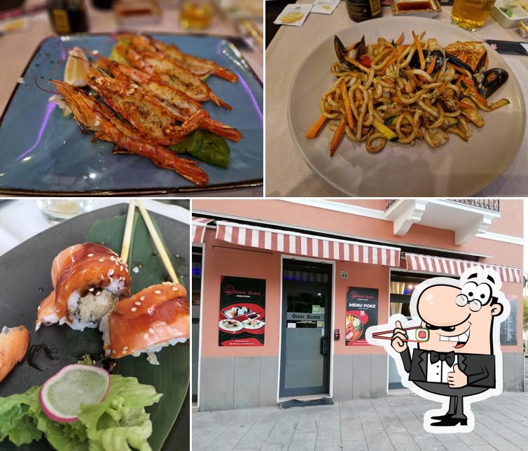 Ordina le diverse opzioni di sushi