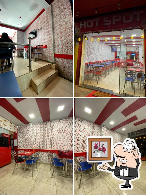 Take a seat at one of the tables at HOT SPOT Hamirpur