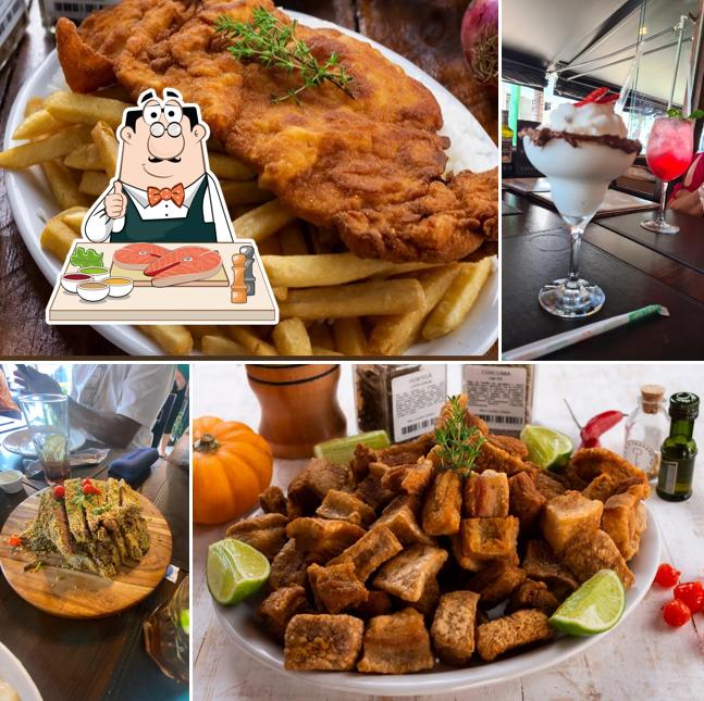 Peixe e fritas em Império Lucena Grill