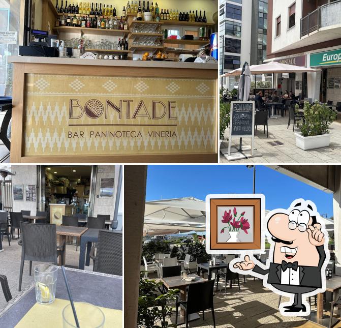 Gli interni di Bontade Bar Paninoteca Bistrot Olbia