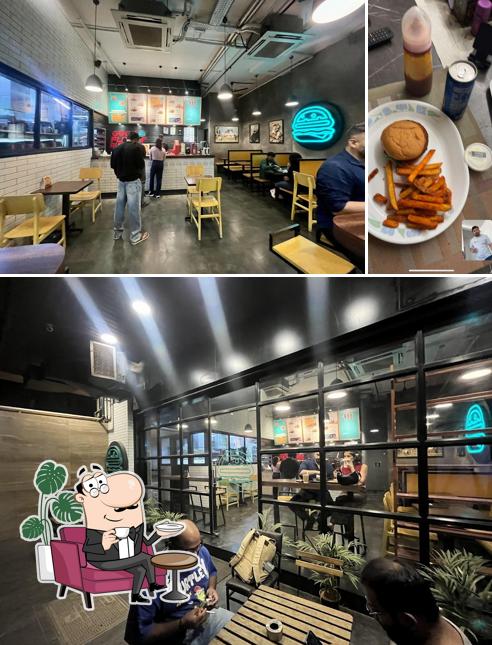 The restaurant's interior and beverage