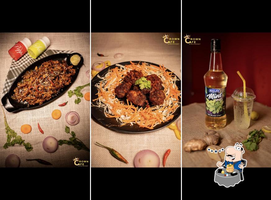 Food at Crown Cafe & Restaurant