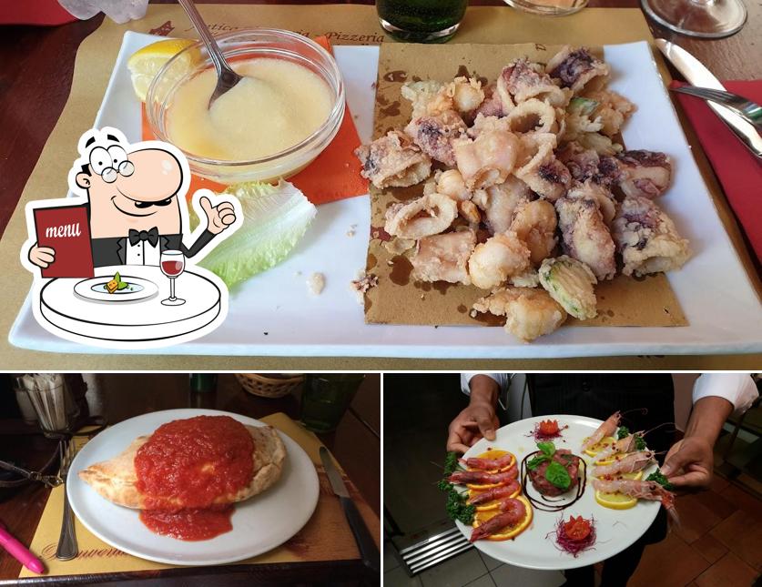 Platti al Trattoria Alla Ferrata